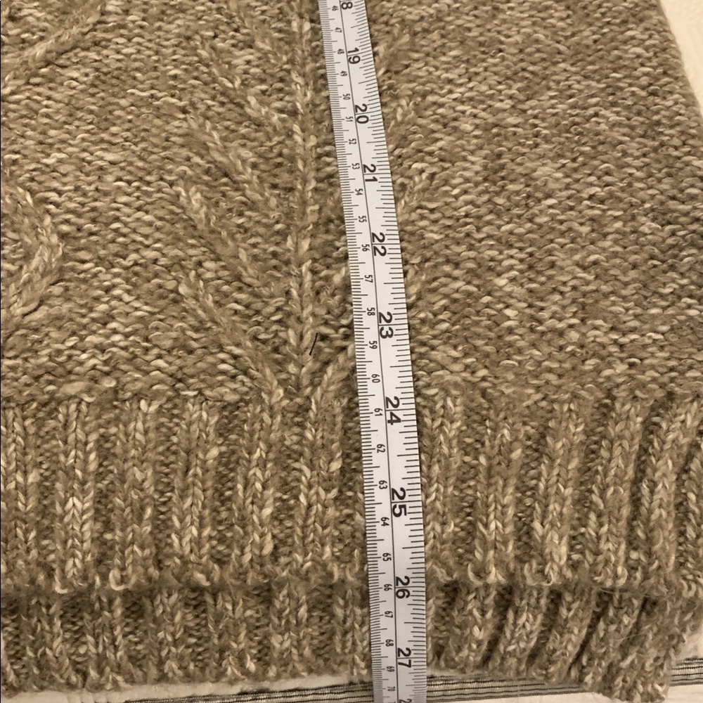 St. John's Bay Taupe Cable Knit Sweater - Picture 10 of 10